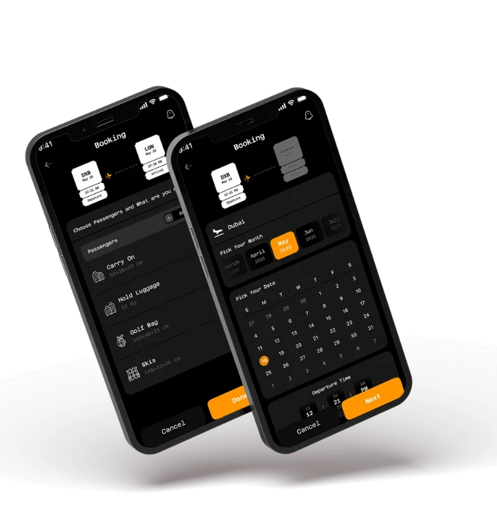 Private jet Booking App Features Case Study