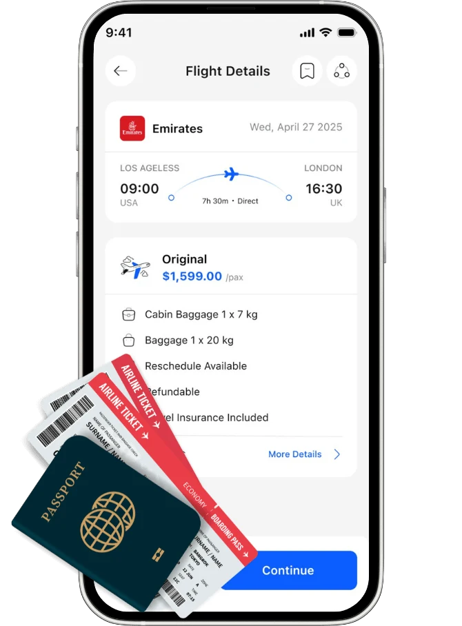 Travel Flight Booking App After Banner case Study 2