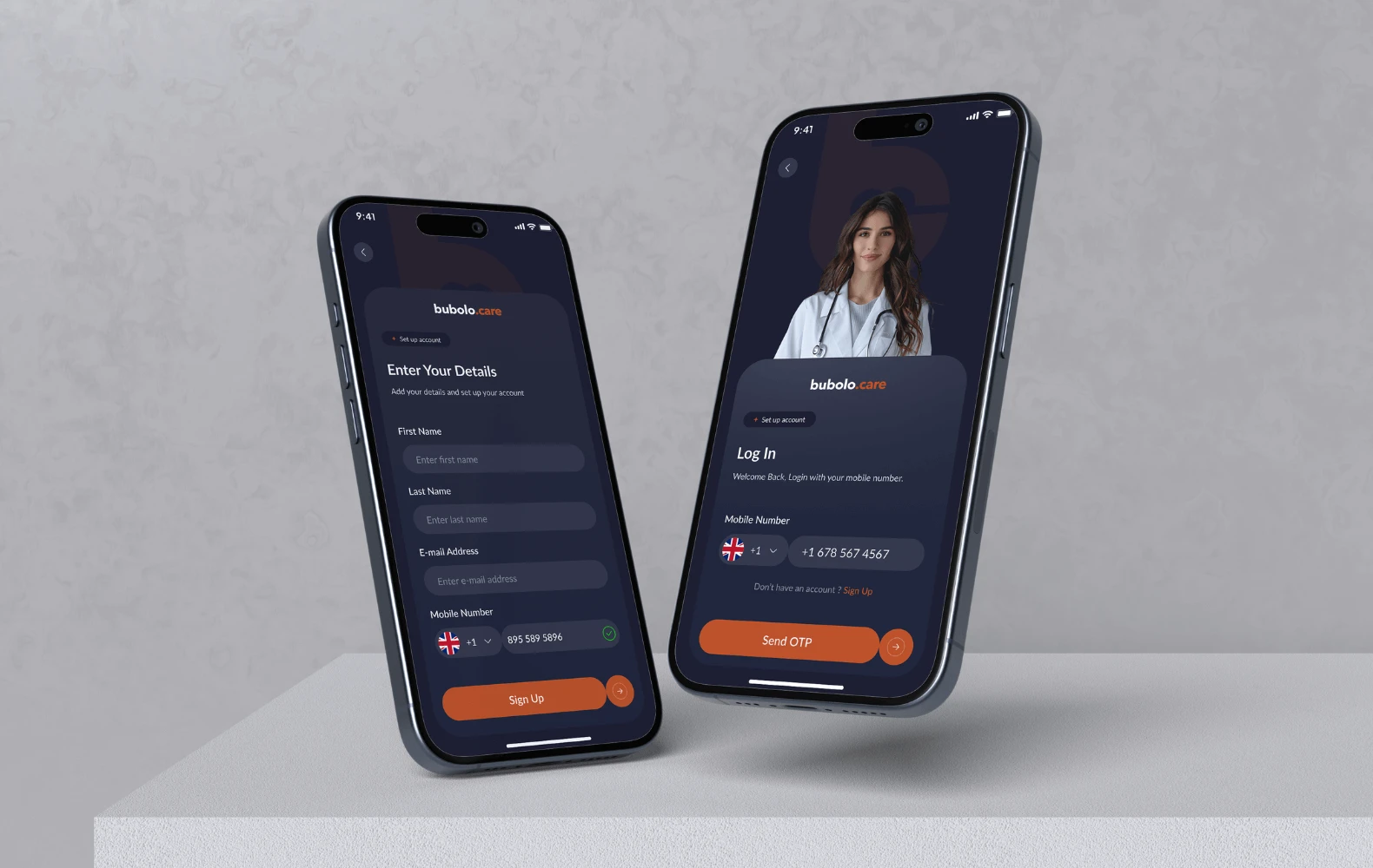 Bubolo.care Healthcare App Banner Case Study