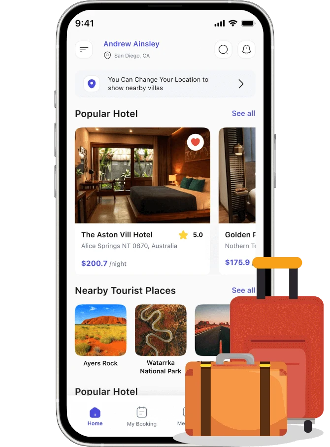 Hotel Booking Website App After Banner case Study 2