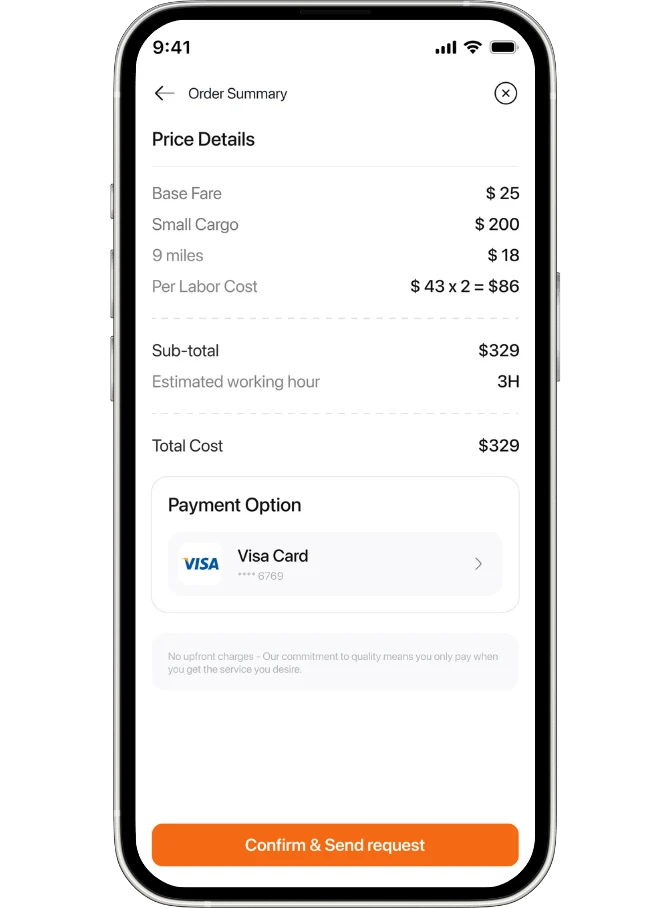 On demand Moving App After Banner case Study 3