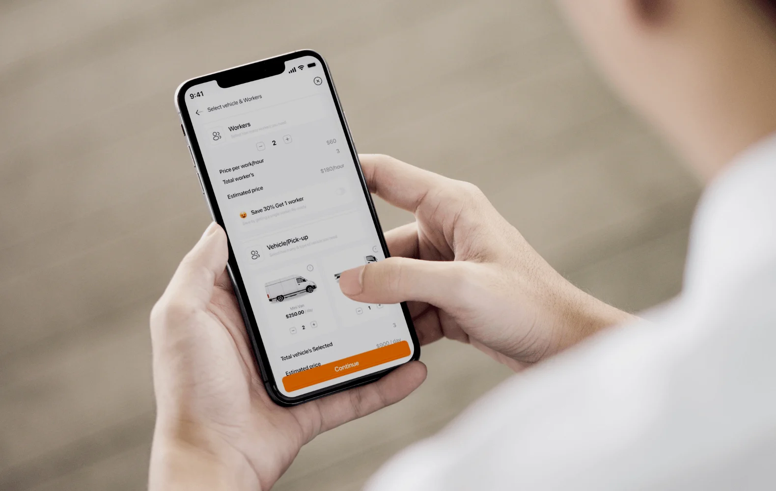 On-demand Moving App Banner Case Study